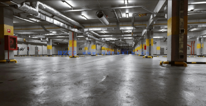 消防栓电箱警报器管道3D模型 Evermotion – Archmodels Vol.218(图1)