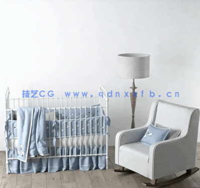 婴儿房间床玩具3D模型 Evermotion – Archmodels Vol.189(图3)