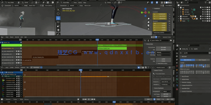 Blende使用NLA制作复杂非线性动画视频教程(图3)