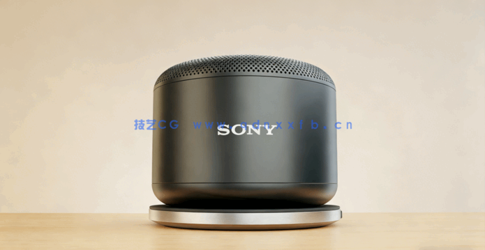 Blender索尼蓝牙音箱完整实例制作流程视频教程(图2)