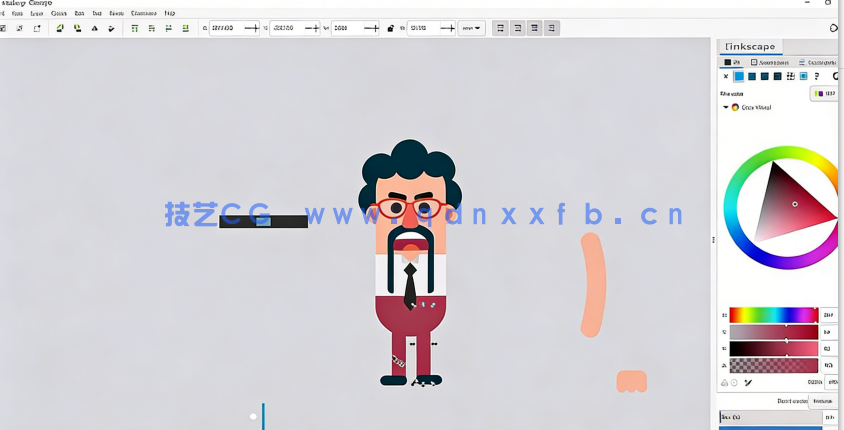 【中文字幕】Inkscape与工具包矢量角色设计技术训练视频教程(图1)