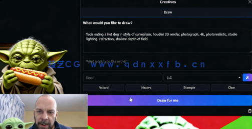 建立你自己的免费AI艺术图像生成器视频教程(图1)