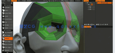3DCoat中Retopo UVs硬表面建模技术训练视频教程(图3)