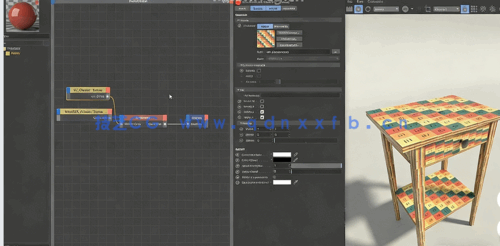 Redshift桌椅木质材质实例制作视频教程(图4)