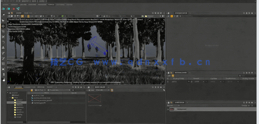 Clarisse森林环境场景特效合成技术视频教程(图3)