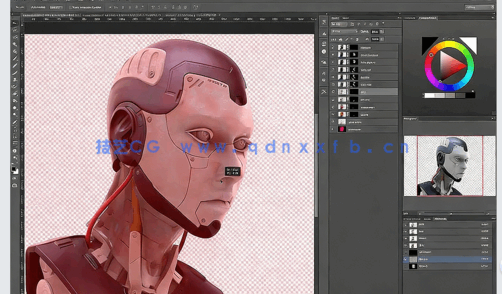 keyshot渲染技巧与PS科幻角色合成视频教程(图4)