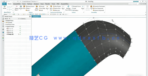 Siemens NX A类曲面设计技术训练视频教程(图1)