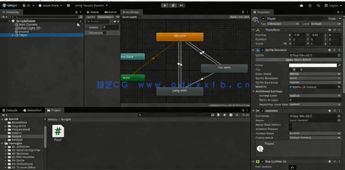 Unity 6冰雪主题2D平台射击游戏完整实例制作(图2)
