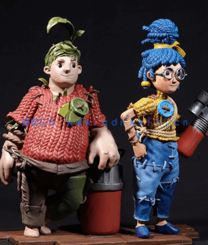 [3D打印人物] 科迪与小梅《双人成行》游戏角色雕刻手办3D打印模型(图2)