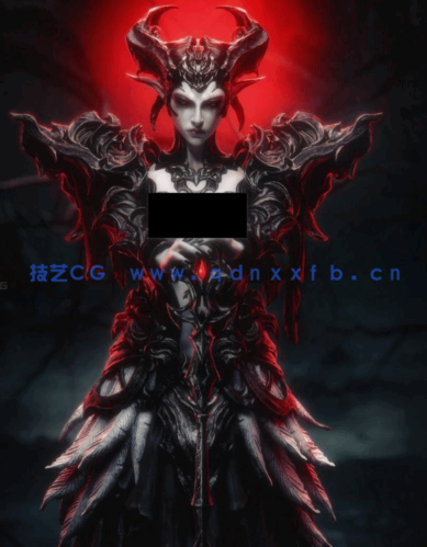 [3D打印人物] 勒瓦妮丝灰谷女王《龙息：神寂》游戏角色雕刻手办3D打印模型(图1)