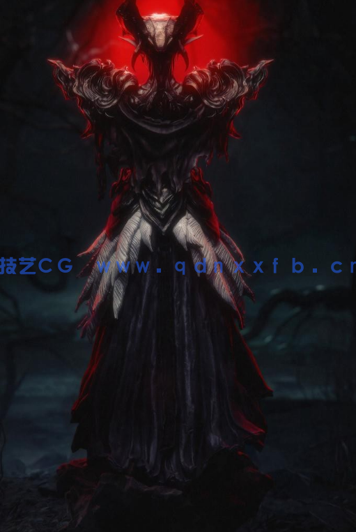 [3D打印人物] 勒瓦妮丝灰谷女王《龙息：神寂》游戏角色雕刻手办3D打印模型(图4)