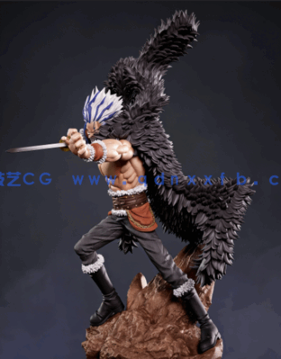 [3D打印人物] 洛克斯·D·吉贝克Rocks D Xebec《海贼王》动漫角色雕刻手办3D(图3)