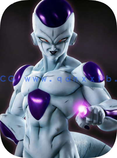 [3D打印人物] 弗利萨Frieza《七龙珠》动漫角色雕刻手办3D打印模型(图1)