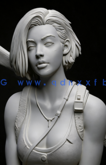 [3D打印人物] 吉尔·瓦伦丁Jill Valentine《生化危机》游戏角色雕刻手办3D打印(图5)