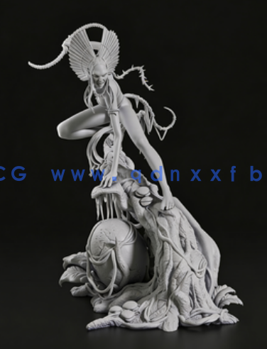 [3D打印人物] 瓦琅Varang《阿凡达:火与烬》影视角色雕刻手办3D打印模型(图4)