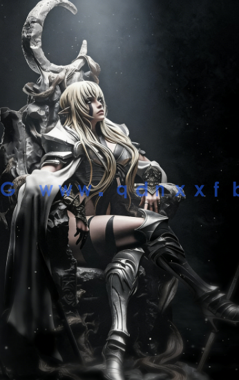 [3D打印人物] 冥界的大女族长角色雕刻手办3D打印模型(图2)