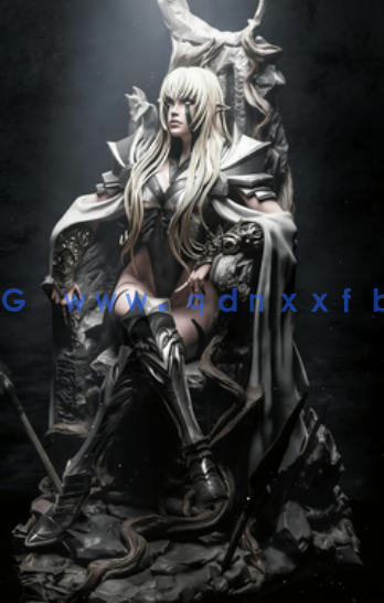 [3D打印人物] 冥界的大女族长角色雕刻手办3D打印模型(图4)