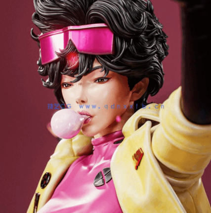 [3D打印人物] 李千欢Jubilee漫威角色雕刻手办3D打印模型(图3)