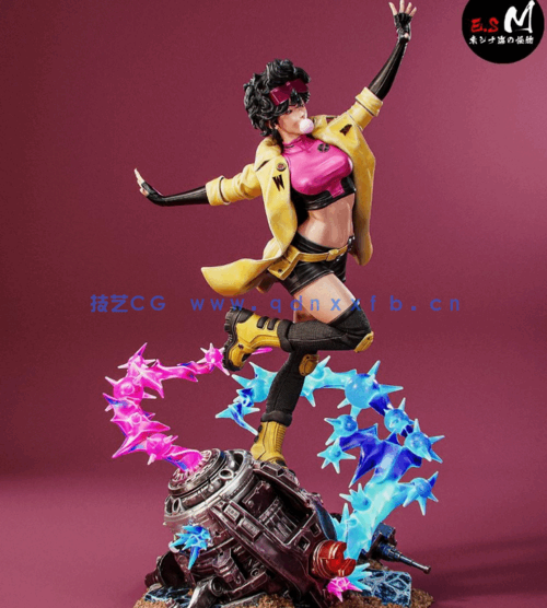 [3D打印人物] 李千欢Jubilee漫威角色雕刻手办3D打印模型(图4)