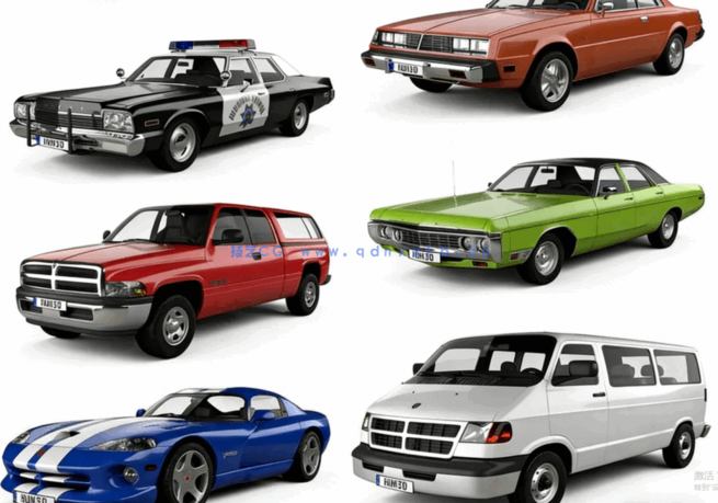 2020年8月汽车3D模型Car 3D Models Bundle August 2020(图2)