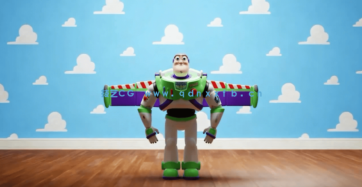 Blender玩具总动员动画巴斯光年角色建模视频教程 (图2)