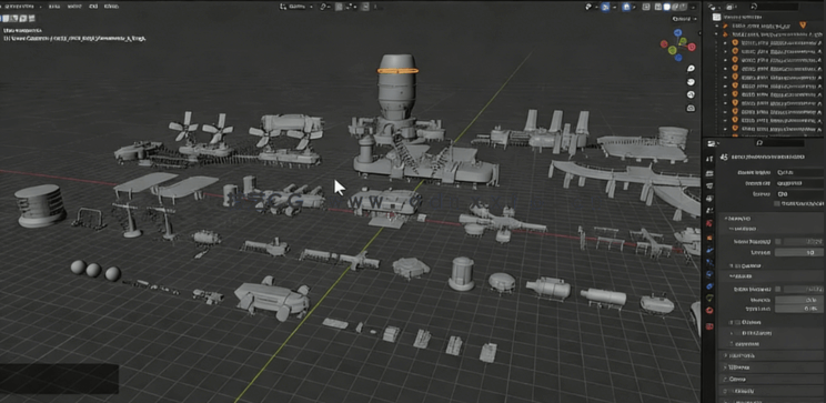 3D环境场景概念艺术数字绘景工作流程视频教程(图4)