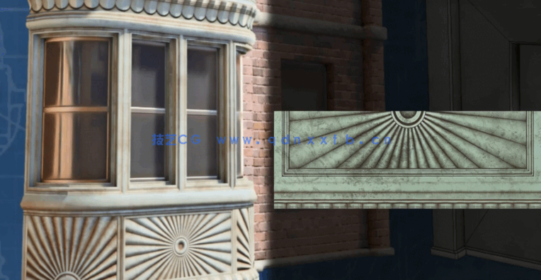 Blender游戏建筑房屋场景修建模型视频教程(图3)