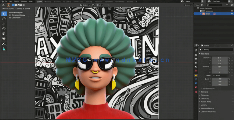 Blender建模和制作3D插图动画视频教程 (图2)