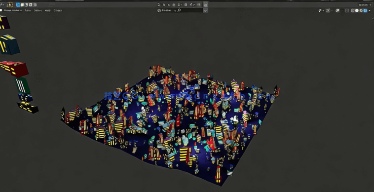 Blender初学者创建3D卡通城市视频教程 (图3)