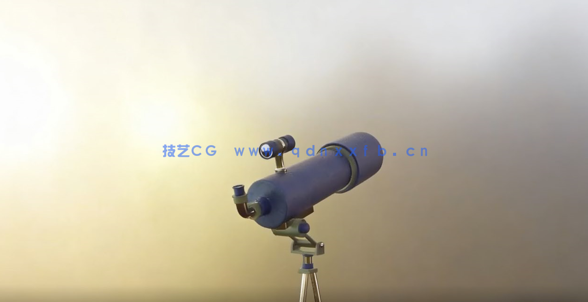  Blender初学者创建高质量3D天文望远镜模型视频教程 (图2)