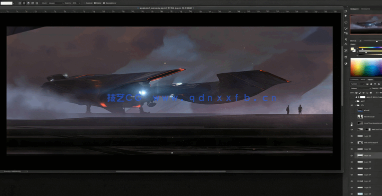 Blender混合式科幻场景建模视频教程(图3)