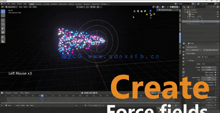  Blender大师级真实场景气泡粒子系统视频教程 (图4)