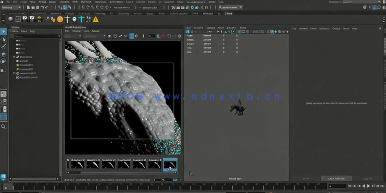恐龙生物建模拓扑烘焙贴图制作全流程视频教程(图3)