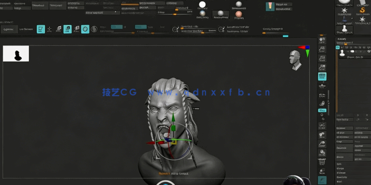 ZBrush阿凡达影视角色数字雕刻实例训练视频教程(图4)
