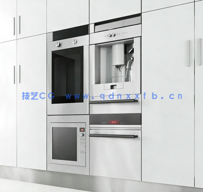 Evermotion Archmodels Vol.180[厨房用具 冰箱 炉具烤箱 3d模型](图4)