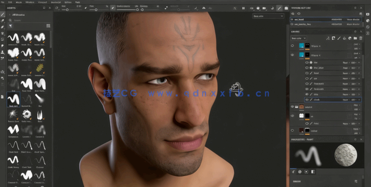 顽皮狗大师讲授3D游戏角色完整制作流程视频教程(图5)