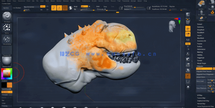 ZBrush初学者基础核心技能训练视频教程 (图5)