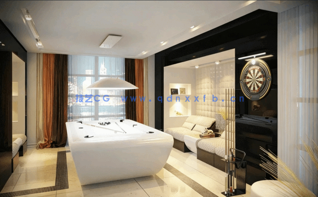 现代室内客厅场景3D模型 Evermotion Archinteriors Vol.50(图3)