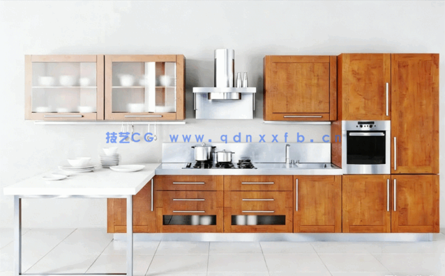 代厨房台家具3D模型 Evermotion – Archmodels Vol.166(图5)