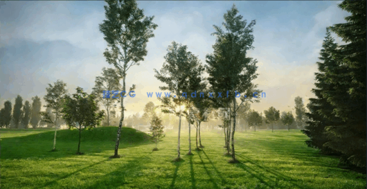 植物树木3D模型 Evermotion Archmodels Vol.176(图1)