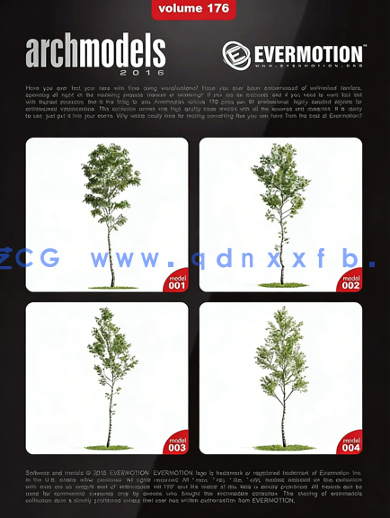 植物树木3D模型 Evermotion Archmodels Vol.176(图2)