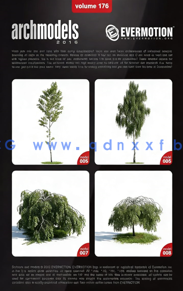 植物树木3D模型 Evermotion Archmodels Vol.176(图3)
