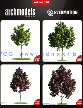 植物树木3D模型 Evermotion Archmodels Vol.176(图4)