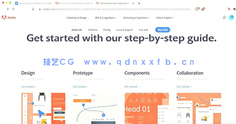 Adobe XD初学者进行UI/UX用户界面设计工作流程视频教程(图5)