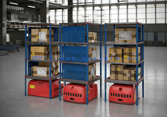 仓库货架油桶集装箱铲车3D模型 Archmodels Vol.200 (3DS MAX格式)(图1)