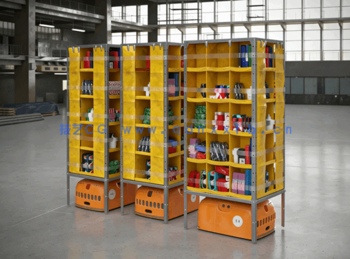 仓库货架油桶集装箱铲车3D模型 Archmodels Vol.200 (3DS MAX格式)(图3)