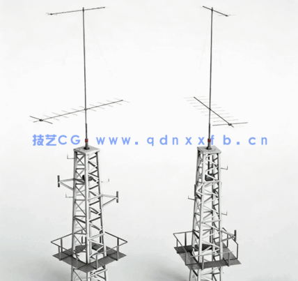 天线电线杆加油站工业设备3D模型 Archmodels Vol. 227(图1) 天线电线杆加油站工业设备3D模型 Archmodels Vol. 227(图1)