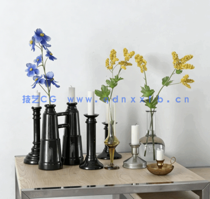 北欧风格饰品3D模型Evermotion - archmodels vol 160(图1)