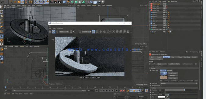 Redshift渲染引擎基础入门训练视频教程(图1)