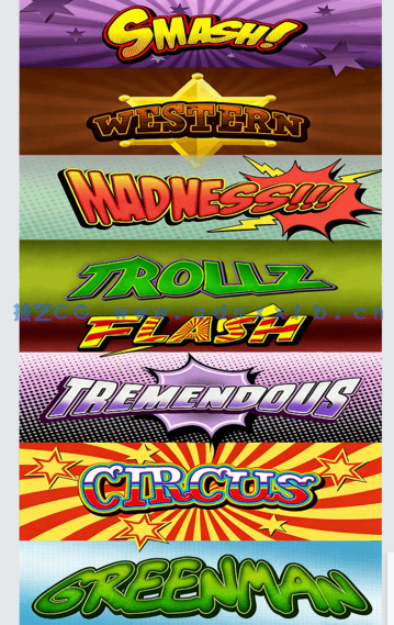 30组卡通艺术风格PSD字模合集(图3)